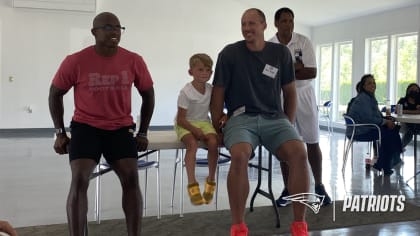 Robert Kraft Matthew Slater welcome back campers to Ron Burton