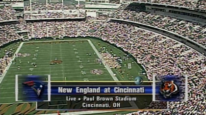 Patriots 2001 Lookback: Game Highlights from Week 1 Patriots at Bengals