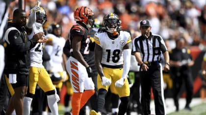 Steelers WR Diontae Johnson did not punch QB Mitchell Trubisky in the face