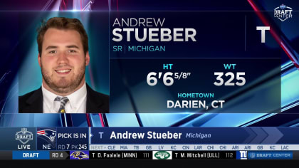 Why the Patriots drafted Michigan OL Andrew Stueber in the seventh round -  Pats Pulpit