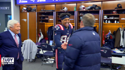 WATCH: Dolphins' locker room celebration after win vs. Patriots