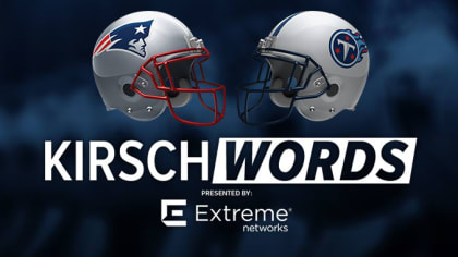 Kirsch Words: Patriots at Bears