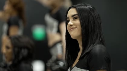 Let's go RAIDERS! Swipe to see the cutest lil cheerleader! 🏴‍☠️ #raiders  #lasvegas #raiderettes #lasvegasraiders #raidernation #lasvegas