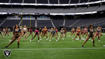 Raiderettes perform for first time at Allegiant Stadium