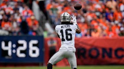 Jakobi Meyers injury: Raiders WR helped off field in Week 1 vs. Broncos -  DraftKings Network