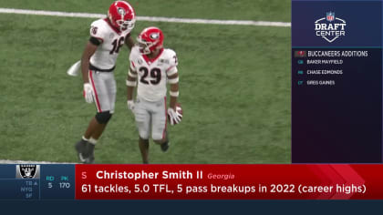 Raiders sign fifth-round pick Christopher Smith II, safety, Georgia