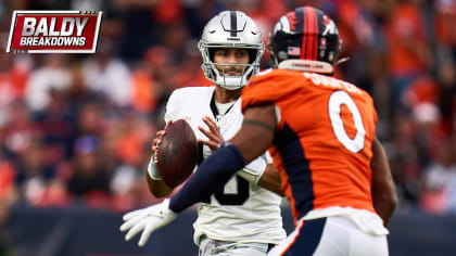 Running back Josh Jacobs' sound on the field from the Raiders'  season-opening win vs. Denver Broncos