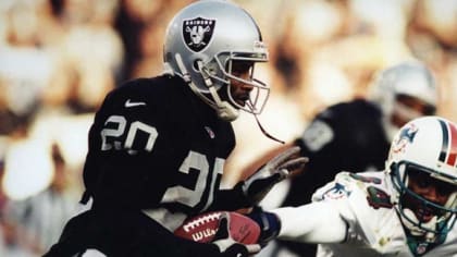 Oakland Raiders runningback, Tyrone Wheatley (47) makes his way down field  in the 2nd quarter of a game against the Kansas City Chiefs at Network  Associates Coliseum on Sunday afternoon. The Raiders