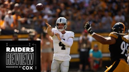 Raiders at Steelers - Game Coverage and Highlights - September 19, 2021, Las Vegas Raiders