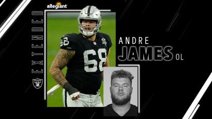 Andre James Raiders Starting Center 2022 - Silver And Black Pride