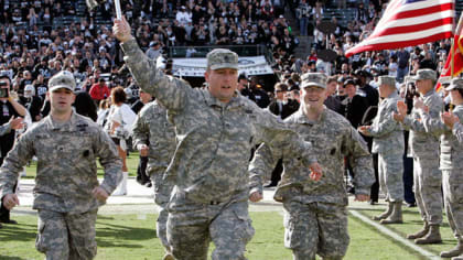 NFL, USAA go camo for military appreciation