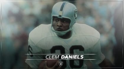 Oakland Raiders halfback Clem Daniels, left, and fullback Alan