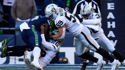 Las Vegas Raiders linebacker Luke Masterson (59) against the Indianapolis  Colts during the first half of an NFL football game, Sunday, Nov 13, 2022,  in Las Vegas. (AP Photo/Rick Scuteri Stock Photo - Alamy