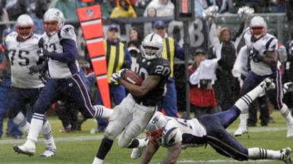 Raiders' McFadden out - The Boston Globe