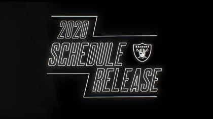 2020 NFL Schedule: Las Vegas Raiders Edition