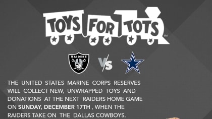 Raiders Help Collect Toys for Tots