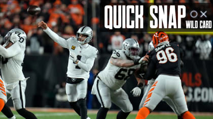 Raiders at Bengals - Game Coverage and Highlights - January 15