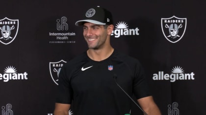 Raiders training camp 2023: Andre James-Jimmy Garoppolo relationship -  Silver And Black Pride