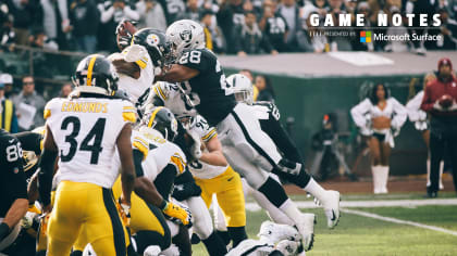 Upset! Pittsburgh Steelers vs. Oakland Raiders RECAP, SCORE, STATS  (12/9/18)