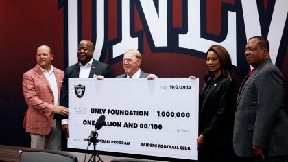 Las Vegas Raiders are donating $1 million to UNLV athletics