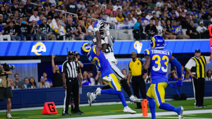 Photo: Raiders Aiden O'Connell Smiles After Scoring a Touchdown st SoFi  Stadium - LAP20231001812 