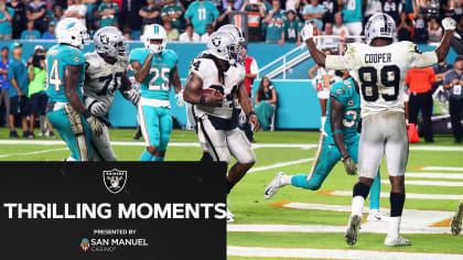 Raiders vs. Dolphins 2017 live updates: Scores, highlights from