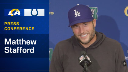 Los Angeles Rams Post-Game Press Conference  Matthew Stafford talks about  win against the Colts & finding Puka Nacua for the game-winning TD