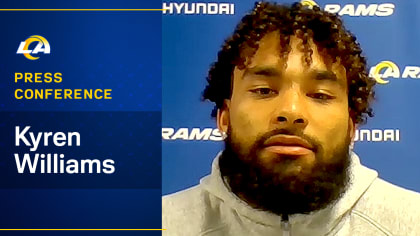 Rams running back Kyren Williams: I just feel so happy (and) blessed that  I was able to be out there and play football again