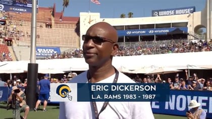 Eric Dickerson Honored at the Coliseum