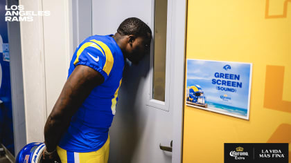 MEDIA DAY PHOTOS: Rams players shine bright on LED stage