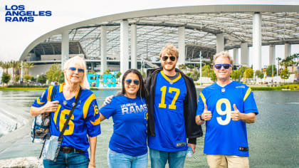 Los Angeles Rams set up a fan team store at 'The Grove' in Fairfax