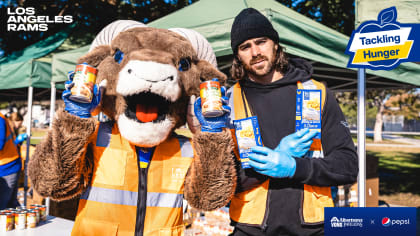 Los Angeles Rams tight end Tyler Higbee tackles hunger in the community  through food distributions It takes all of us”