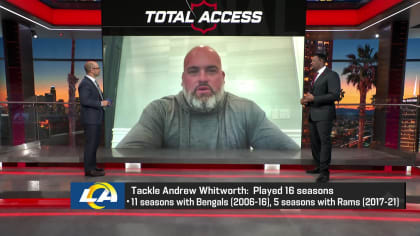 Peter Schrager on X: This is the image on Andrew Whitworth's