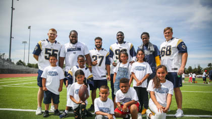 Rams Host Free Youth Football Clinics for Nearly 700 in LA Region