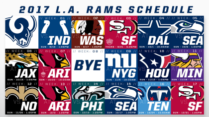 2019 Los Angeles Rams schedule: Downloadable wallpaper