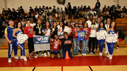 Rams and Chargers Unveil Jerseys for Girls Flag Football League – Los  Angeles Sentinel