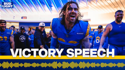 Victory Speech: Inside the Rams locker room after primetime win