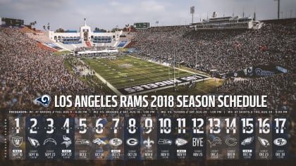 2018 Season Los Angeles Rams (1) CUP