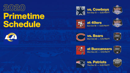 nfl primetime schedule