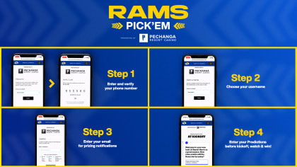 Rams Pick 'Em  Los Angeles Rams 