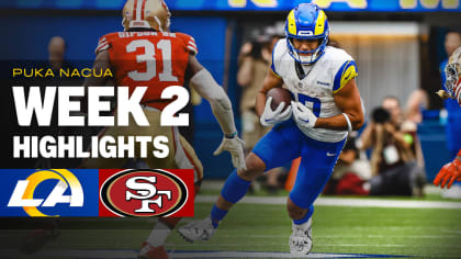 Los Angeles Rams vs. San Francisco 49ers, Week 2: Quarter 2 Game