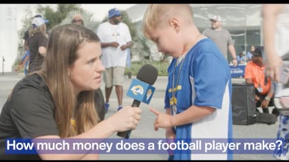 Los Angeles Rams Halftime Show  Mascots vs Kids at SoFi Stadium