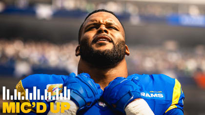 Los Angeles Rams quarterback Matthew Stafford connects with wide receiver  Tutu Atwell downfield for a 31-yard touchdown