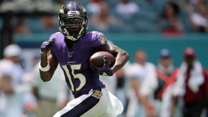 **WR Marquise “Hollywood” Brown (2019, No. 25 by Ravens)** Brown made a grand entrance as a rookie, showing his blazing speed by scoring touchdowns on his first two catches in Week 1. Although he was not fully recovered from a foot injury, Brown had a solid rookie season (46 catches, 584 yards, seven touchdowns) and expects to be 100 percent in 2020. His best is yet to come.