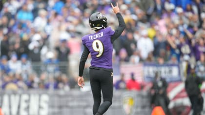 Justin Tucker # 9 Baltimore Ravens K College:Texas