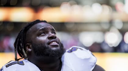 Baltimore Ravens defensive tackle Michael Pierce (58) during the