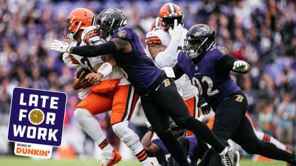 FILE - Baltimore Ravens linebacker Roquan Smith (18) plays during the  second half of an NFL football game against the Atlanta Falcons, Saturday,  Dec. 24, 2022, in Baltimore. Smith elevated the Ravens