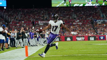 AFC quarterback Lamar Jackson of the Baltimore Ravens (8) rolls out of the  pocket during the Pro Bowl, Sunday, Jan. 26, 2020, at Camping World Stadium  in Orlando, Florida. (Photo by IOS/ESPA-Images