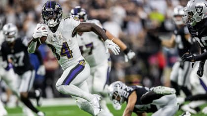 Las Vegas Raiders Week 1 Inactives vs. Baltimore Ravens