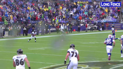 Skycam Joe Flacco Rolls Right Heaves To John Brown